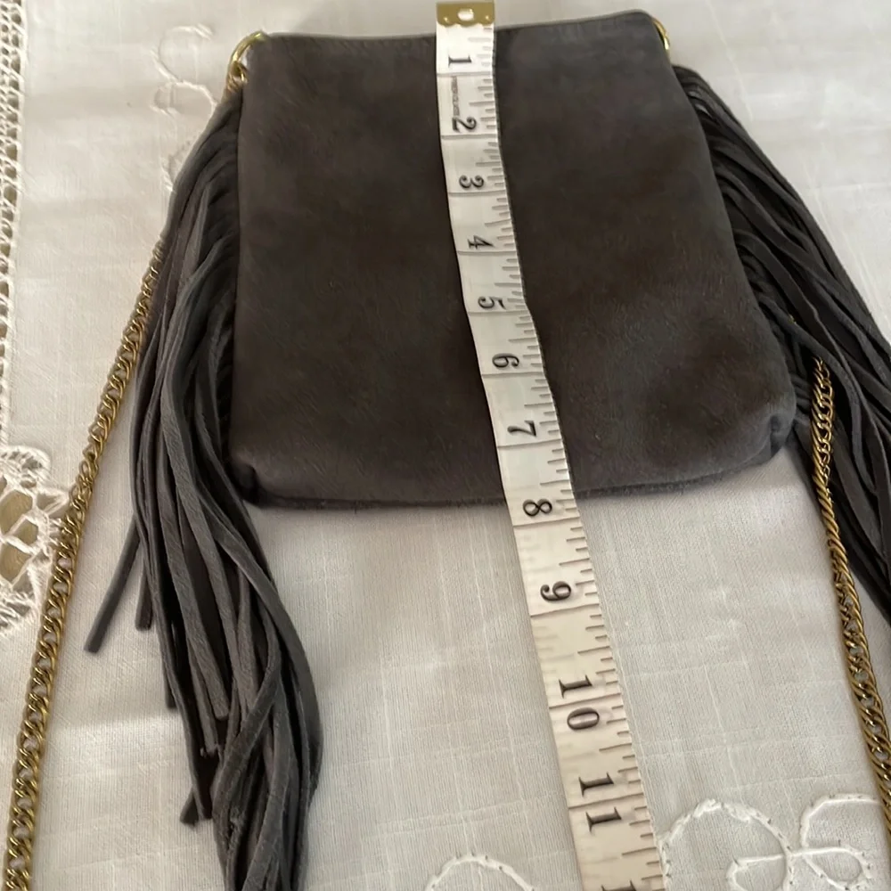 Odote Suede Fringe Crossbody - Picture 4 of 8